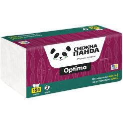 Бумажные полотенца Сніжна Панда Optima 2 слоя 150 шт. Фото