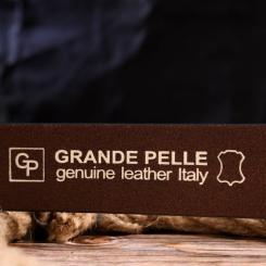 Ремень Grande Pelle Из натуральной кожи Коричневый Фото 8