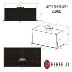 Вытяжка кухонная Perfelli NUOVA 6QWRB NERO SILENZIO Фото 11