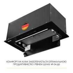 Вытяжка кухонная Weilor LUMINA WBG 69 BLACK SILENCE Фото 6