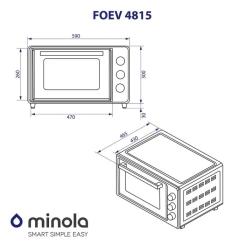Электропечь Minola FOEV 4815 BL Фото 11