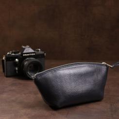 Косметичка Grande Pelle Кожаная Черная Фото 9