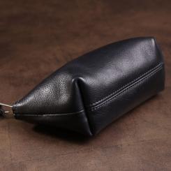 Косметичка Grande Pelle Кожаная Черная Фото 11
