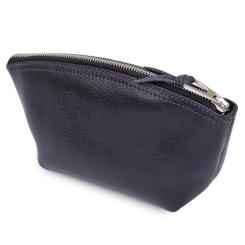 Косметичка Grande Pelle Кожаная Черная Фото 1