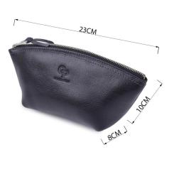 Косметичка Grande Pelle Кожаная Черная Фото 2