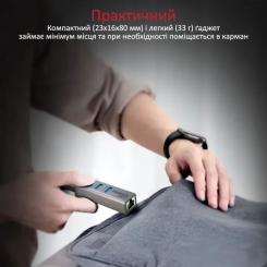 Концентратор Promate USB Hub 4 ports gigahub-c.grey Фото 3