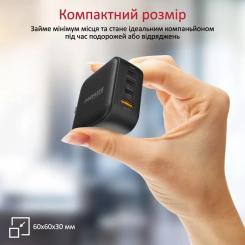 Зарядное устройство Promate 100W 3xUSB-C + USB-A Фото 6