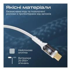 Дата кабель Promate USB-C to USB-C 1.2m Фото 5