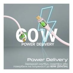 Дата кабель Promate USB-C to USB-C 2.0m Фото 2