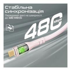 Дата кабель Promate USB-C to USB-C 2.0m Фото 3