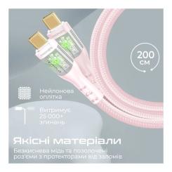 Дата кабель Promate USB-C to USB-C 2.0m Фото 6