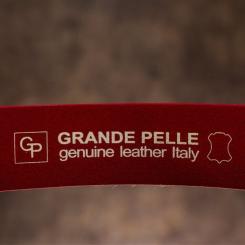 Ремень Grande Pelle Женский кожаный Красный Фото 6