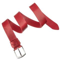 Ремень Grande Pelle Женский кожаный Красный Фото 8