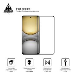Стекло защитное Armorstandart Pro Realme C75 4G Black Фото 1