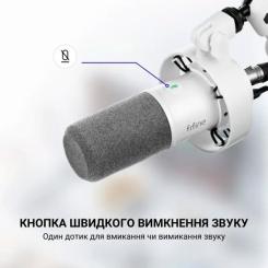 Микрофон Fifine T688W USB/XLR White Фото 11