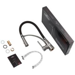 Смеситель Kroner Ersel-GRP03393BLK Фото 7