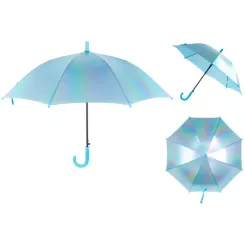 Зонт Kite дитяча 2001-4 блакитний голографік Фото