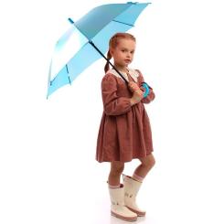 Зонт Kite дитяча 2001-4 блакитний голографік Фото 7