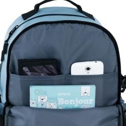 Рюкзак школьный GoPack Education Teens 186 блакитний Фото 9