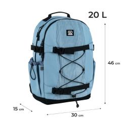 Рюкзак школьный GoPack Education Teens 186 блакитний Фото 1