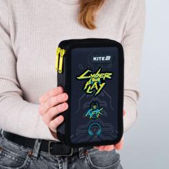Пенал Kite 623 Cyber, 2 відділення Фото 6