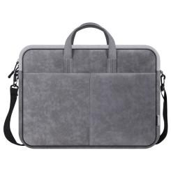 Сумка для ноутбука Defender 15.6" Solid PU gray Фото 2