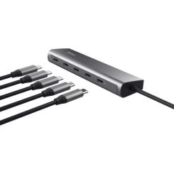 Концентратор Trust Halyx 5-Port USB-C Hub Фото 5