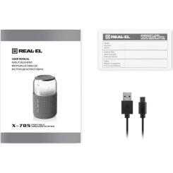 Акустическая система REAL-EL X-705 Black Фото 10