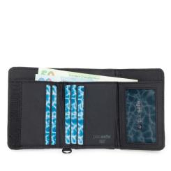 Кошелек Pacsafe RFIDsafe trifold wallet Чорний Фото 2