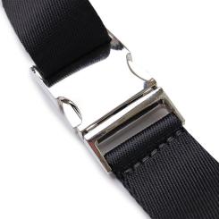 Сумка Grande Pelle Кожаная бананка унисекс Синяя Фото 4