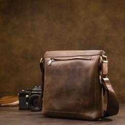 Сумка Grande Pelle Мужская Коричневая Фото 9