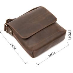 Сумка Grande Pelle Мужская Коричневая Фото 2