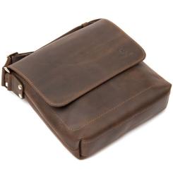 Сумка Grande Pelle Мужская Коричневая Фото 4