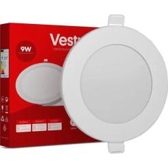 Светильник Vestum LED круглый 9W 6000K 220V Фото