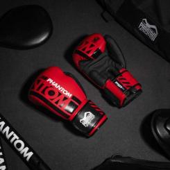 Боксерские перчатки Phantom APEX Red 10 унцій Фото 8