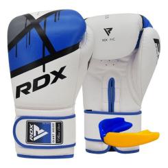 Боксерские перчатки RDX F7 Ego Blue 14 унцій Фото