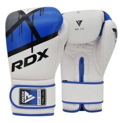 Боксерские перчатки RDX F7 Ego Blue 14 унцій Фото 1