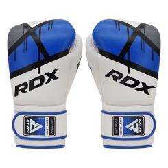 Боксерские перчатки RDX F7 Ego Blue 14 унцій Фото 2