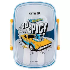 Ланч-бокс детский Kite Hot Wheels з наповненням 750 мл Фото 1