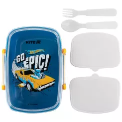 Ланч-бокс детский Kite Hot Wheels з наповненням 750 мл Фото 4