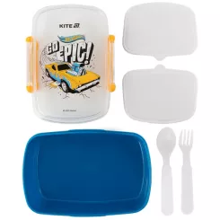 Ланч-бокс детский Kite Hot Wheels з наповненням 750 мл Фото 5