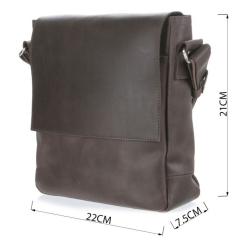 Сумка Shvigel Мессенджер Коричневая Фото 2