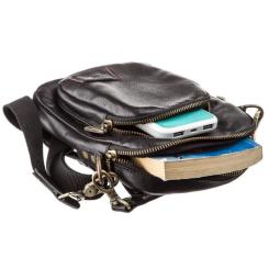 Сумка Shvigel Мужская кожаная Черная Фото 4