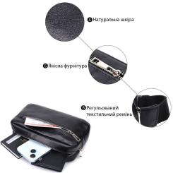 Сумка Shvigel Из натуральной кожи Черная Фото 3