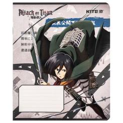 Тетрадь Kite Attack on Titan, 12 листов, клетка Фото 11