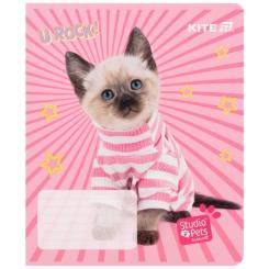 Тетрадь Kite Studio Pets, 12 листов, клетка Фото 2