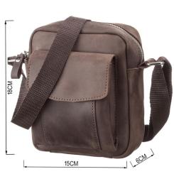 Сумка Shvigel Из винтажной кожи Коричневая Фото 2