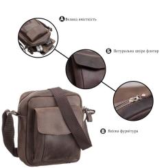 Сумка Shvigel Из винтажной кожи Коричневая Фото 3