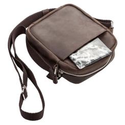 Сумка Shvigel Из винтажной кожи Коричневая Фото 7