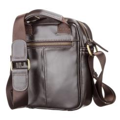 Сумка Shvigel Шкіряна Коричнева Фото 1